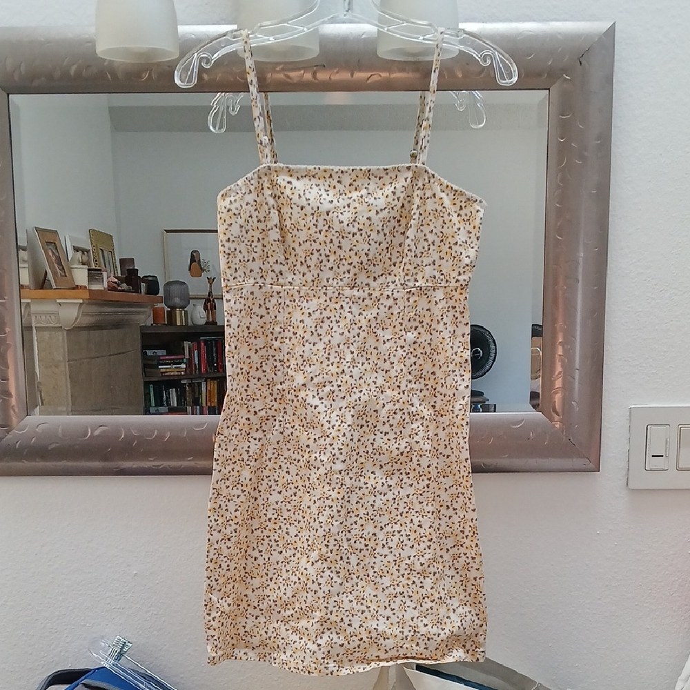 Wild Fable Yellow Floral Patterned Dress